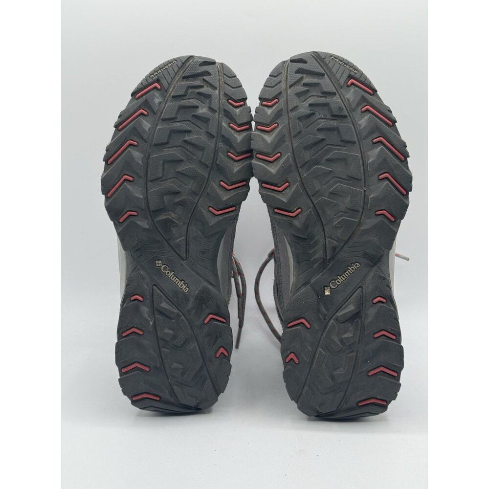 Columbia Boots Womens 8.5 Crestwood Hiking Gray Leather Fabric BL5371-053 Casual - Picture 9 of 12